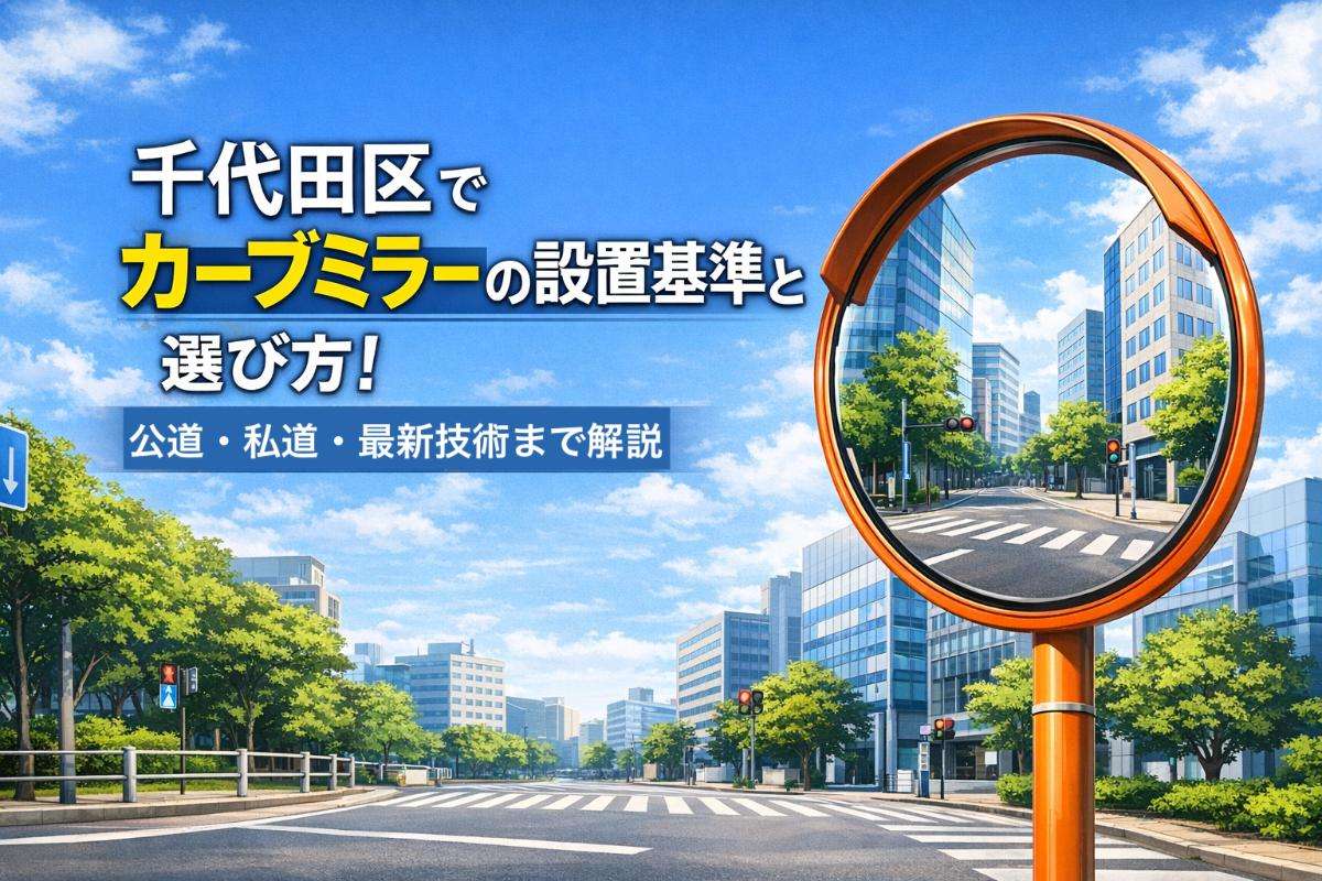 千代田区でカーブミラーの設置基準と選び方｜公道・私道・最新技術まで解説